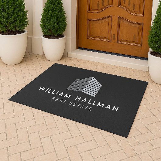 Abstracte startpagina grijs/donkergrijs deurmat