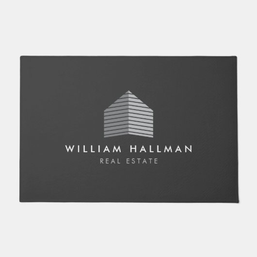 Abstracte startpagina grijs/donkergrijs deurmat (Voorkant)