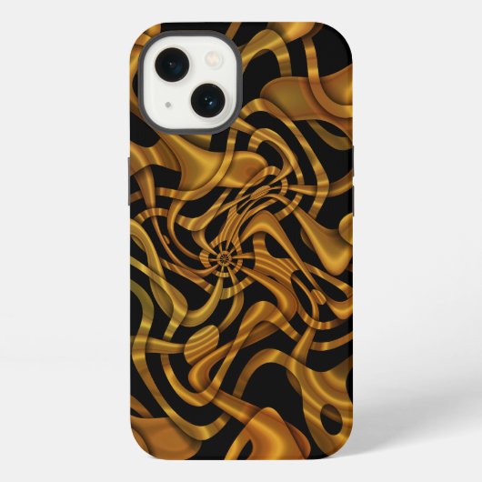 Abstracte Steampunk iPhone Hoesje (Achterkant)