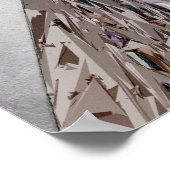 Abstracte stedelijke structuur poster (Hoek)