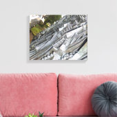Abstracte Steeg Kijkhoek Canvas Afdruk (Insitu (Woonkamer))
