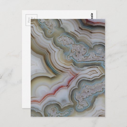 Abstracte steen briefkaart (Voorkant / Achterkant)