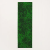 Abstracte steen, getextureerd donkercontrastgroen yogamat (Achterkant)