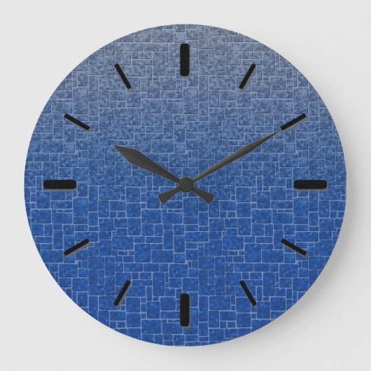 Abstracte steentextuur bakstenen decoratie nav grote klok (Voorkant)
