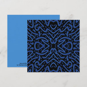 Abstracte stekelige kam met pieken in een patroon kaart