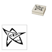 abstracte stempel voor sterren (Gestempeld)