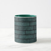 Abstracte stenen muur ornamentele print loft d mok (Midden)