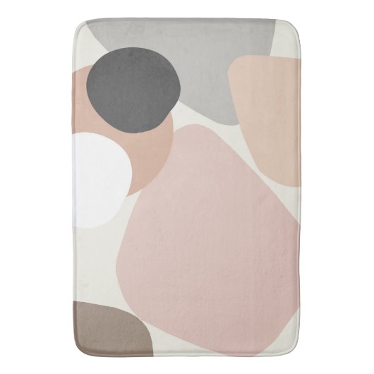 Abstracte stenen vormen finesse #1 #geometric #wal badmat (Voorkant Verticaal)