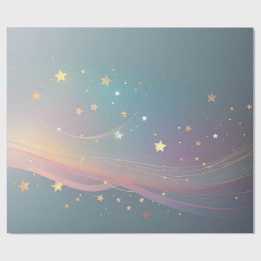 Abstracte ster cadeaupapier (Vlak)