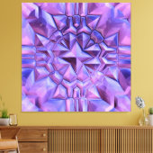 Abstracte ster canvas afdruk (Insitu (Woonkamer))