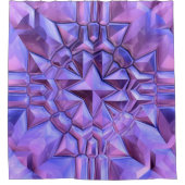 Abstracte ster douchegordijn (Voorkant)