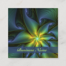 Abstracte ster, glanzende blauwe groene gouden fra
