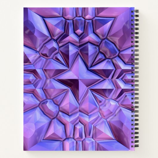 Abstracte ster notitieboek (Achterkant)