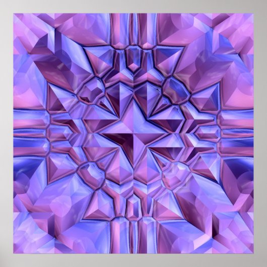 Abstracte ster poster (Voorkant)