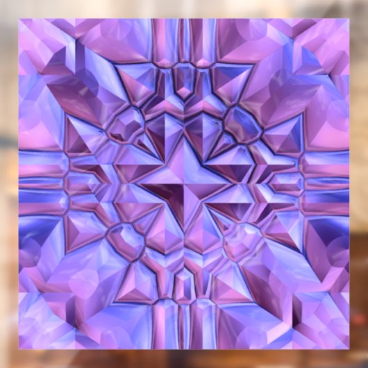 Abstracte ster raamsticker (Vel 2)