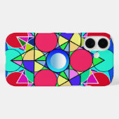 Abstracte Sterbloem Case-Mate iPhone Case (Achterkant (horizontaal))