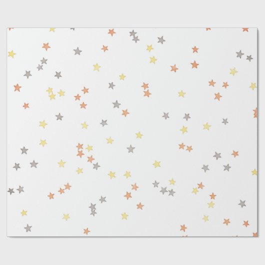 Abstracte sterren cadeaupapier (Vlak)