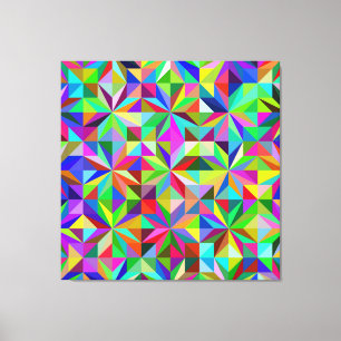 Abstracte sterren canvas afdruk