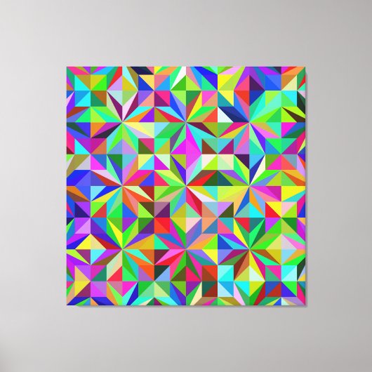 Abstracte sterren canvas afdruk (Voorkant)