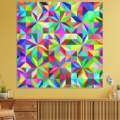 Abstracte sterren canvas afdruk (Insitu (Woonkamer))