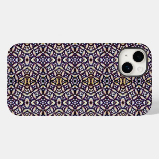 Abstracte sterren Case-Mate iPhone case (Achterkant (horizontaal))