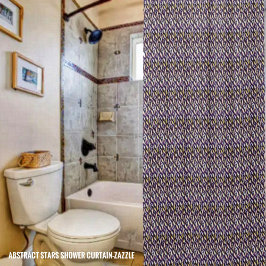 Abstracte sterren douchegordijn