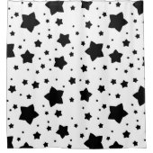 Abstracte sterren douchegordijn (Voorkant)