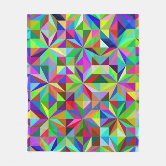 Abstracte sterren fleece deken (Voorkant)