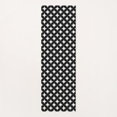 Abstracte sterren in zwart-wit yogamat (Voorkant)