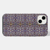 Abstracte sterren iPhone hoesje (Achterkant horizontaal)