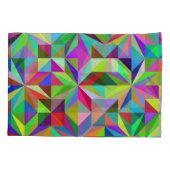 Abstracte sterren kussensloop (Achterkant-Links)
