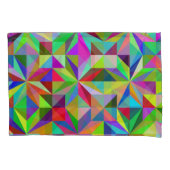 Abstracte sterren kussensloop (Voorkant-Links)