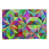 Abstracte sterren kussensloop (Voorkant-Rechts)
