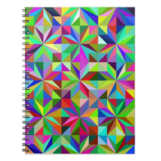 Abstracte sterren notitieboek (Voorkant)