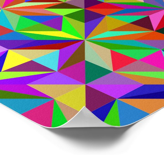 Abstracte sterren poster (Hoek)