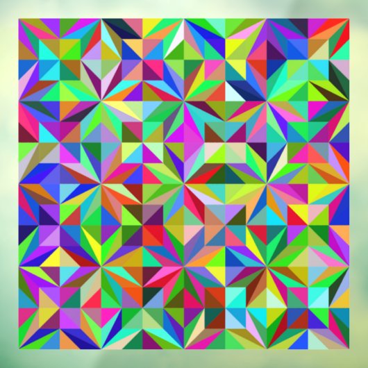 Abstracte sterren raamsticker (Vel 3)