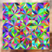 Abstracte sterren raamsticker (Vel 2)