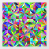 Abstracte sterren raamsticker (Vel)