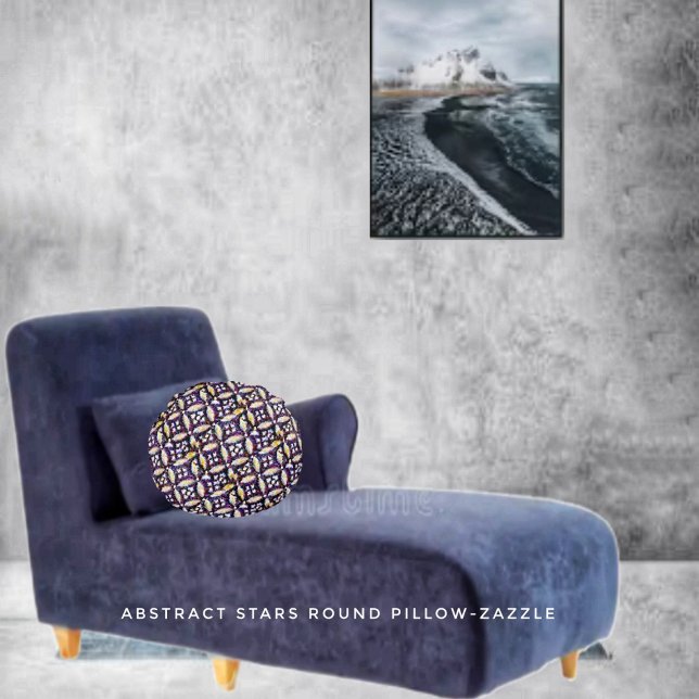 Abstracte sterren rond kussen (Creator heeft geüpload)