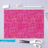 Abstracte sterrenbeeld, Deep Fuchsia Pink Tissuepapier (Craft)