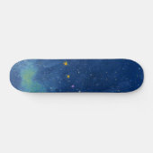 Abstracte sterrenhemel persoonlijk skateboard (Horizontaal)