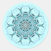 abstracte sticker van zeelieden (Voorkant)