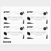 Abstracte Sticker voor zwart-witverpakking (Vel)