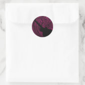 Abstracte Stickers voor gitaar, magenta (Tas)