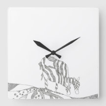 Abstracte stickfigure op maat beker giraffe