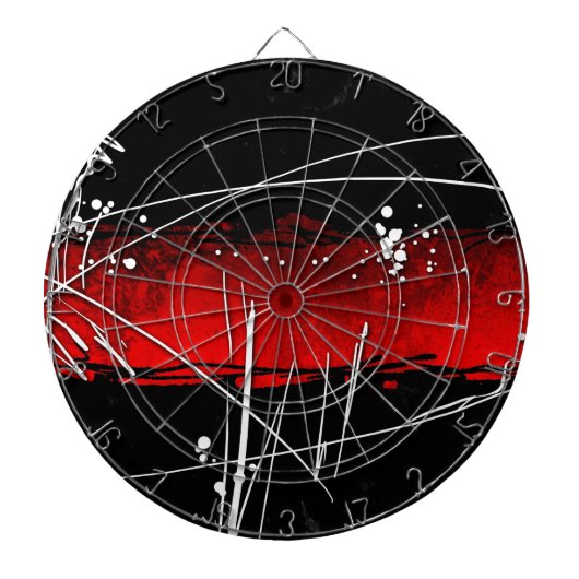 Abstracte stijl 16 dartbord (Voorkant)