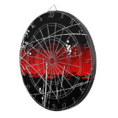 Abstracte stijl 16 dartbord (Voorkant Rechts)