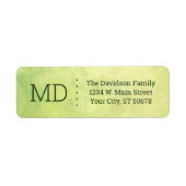 Abstracte stijl etiket (Voorkant)