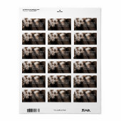 Abstracte stijl etiket (Full Sheet)