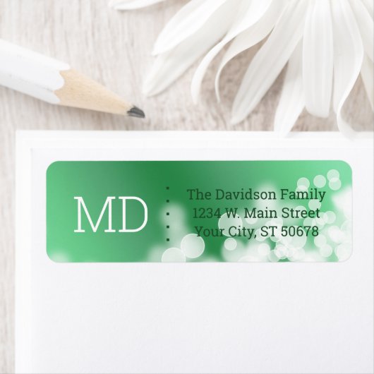 Abstracte stijl etiket (Insitu)